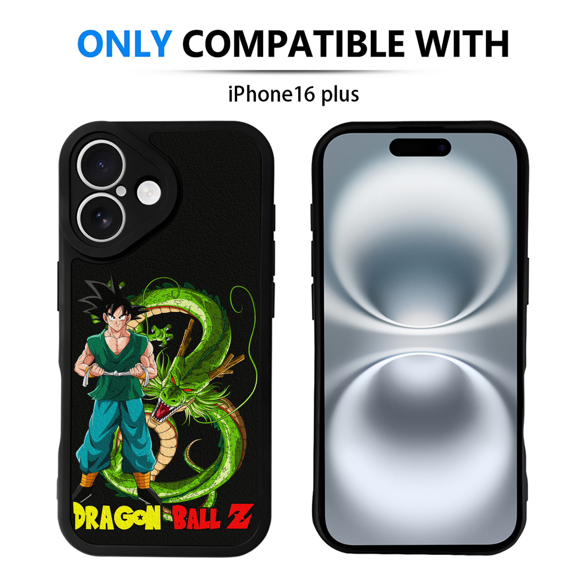 （画像用） ドラゴンボール 孫悟空（そん ごくう）Son Goku カカロット DRAGON BALL Kakarotto 【iPhone 16シリーズ対応】シリコンスマホケース（レザー調） 材質：シリコン
